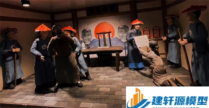 荔波陈规除恶绅微缩场景